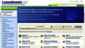 What Tweedehands.net website looked like in 2018 (6 years ago)