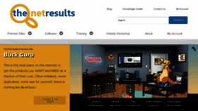 What Thenetresults.com website looked like in 2018 (6 years ago)