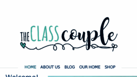 What Theclasscouple.com website looked like in 2018 (6 years ago)