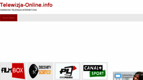 What Telewizja-online.info website looked like in 2018 (6 years ago)