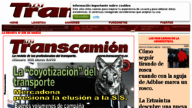 What Transcamion.es website looked like in 2018 (6 years ago)