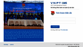 What Tinhdoandaklak.vnptoms.vn website looked like in 2018 (6 years ago)