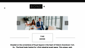 What Thebondevents.com website looked like in 2018 (6 years ago)
