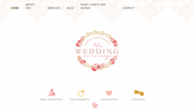 What Thewedding-concierge.com website looked like in 2018 (6 years ago)