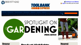 What Toolbank.com website looked like in 2018 (6 years ago)