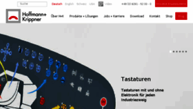 What Tastatur.de website looked like in 2018 (6 years ago)