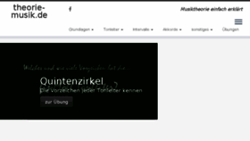What Theorie-musik.de website looked like in 2018 (6 years ago)