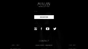 What Thisismailan.com website looked like in 2018 (6 years ago)