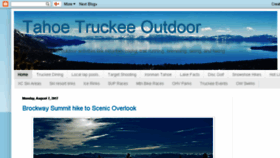 What Tahoetruckeeoutdoor.com website looked like in 2018 (6 years ago)