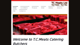 What Tcmeats.co.uk website looked like in 2018 (6 years ago)