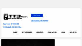 What Tt3repairs.co.za website looked like in 2018 (6 years ago)