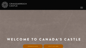 What Thecastle.ca website looked like in 2018 (6 years ago)