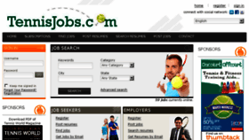 What Tennisjobs.com website looked like in 2018 (6 years ago)