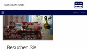 What Traumsofas.de website looked like in 2018 (6 years ago)