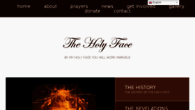 What Theholyface.com website looked like in 2018 (6 years ago)