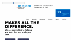 What Thousandoaksdental.com website looked like in 2018 (6 years ago)