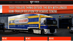What Tigertrailers.co.uk website looked like in 2018 (6 years ago)