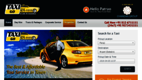 What Taxigo.co.in website looked like in 2018 (6 years ago)