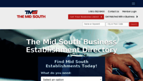 What Themidsouth.com website looked like in 2018 (6 years ago)