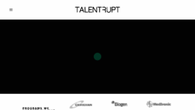 What Talentrupt.com website looked like in 2018 (6 years ago)