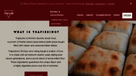 What Trapizzinousa.com website looked like in 2018 (6 years ago)