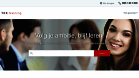 What Textraining.nl website looked like in 2018 (7 years ago)