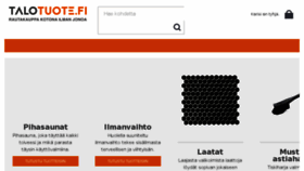 What Talotuote.fi website looked like in 2018 (6 years ago)