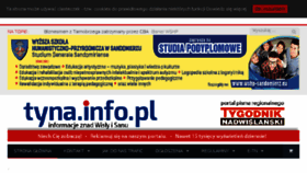 What Tyna.info.pl website looked like in 2018 (6 years ago)