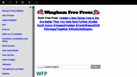 What Thewinghamfreepress.com website looked like in 2018 (6 years ago)