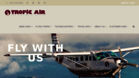What Tropicair.com website looked like in 2018 (6 years ago)