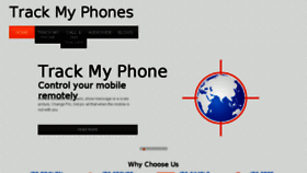What Trackmyphones.com website looked like in 2018 (6 years ago)