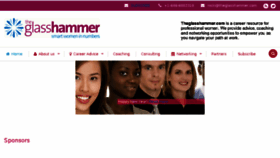 What Theglasshammer.com website looked like in 2018 (6 years ago)