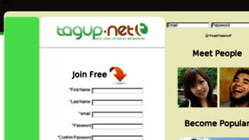 What Tagup.net website looked like in 2018 (6 years ago)