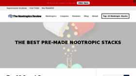 What Thenootropicsreview.net website looked like in 2018 (6 years ago)