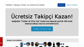 What Twittertakipcisitesi.com website looked like in 2018 (6 years ago)