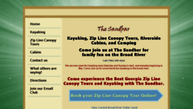What Thesandbarbroadriver.com website looked like in 2018 (6 years ago)