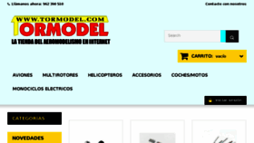 What Tormodel.com website looked like in 2018 (6 years ago)