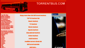 What Torrentbus.com website looked like in 2018 (6 years ago)
