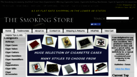 What Thesmokingstore.com website looked like in 2018 (6 years ago)