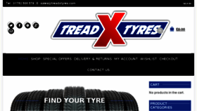 What Treadxtyres.com website looked like in 2018 (6 years ago)