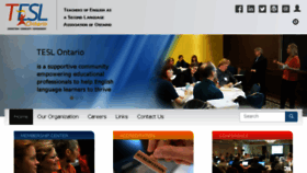 What Teslontario.org website looked like in 2018 (6 years ago)