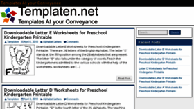 What Templaten.net website looked like in 2018 (6 years ago)