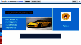 What Technomachine.fr website looked like in 2018 (6 years ago)