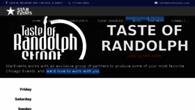 What Tasterandolph.com website looked like in 2018 (6 years ago)