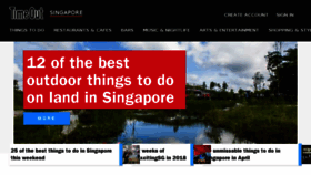 What Timeoutsingapore.com website looked like in 2018 (6 years ago)