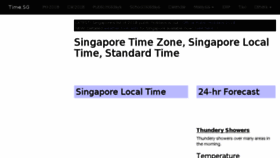 What Time.sg website looked like in 2018 (6 years ago)