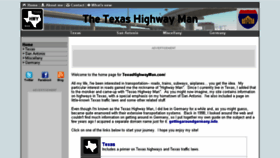 What Texashighwayman.com website looked like in 2018 (6 years ago)