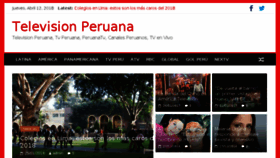 What Television-peruana.org website looked like in 2018 (6 years ago)
