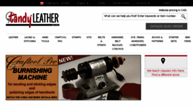 What Tandyleather.ca website looked like in 2018 (6 years ago)
