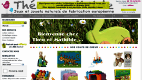What Theo-et-mathilde.com website looked like in 2018 (6 years ago)
